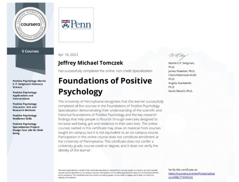 UPenn Positive Psychology Certificate 768x586